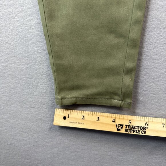 Levi Strauss Signature Green Pull On Skinny Jeans Womens Size 6L W28 L32 NWT - Picture 6 of 13